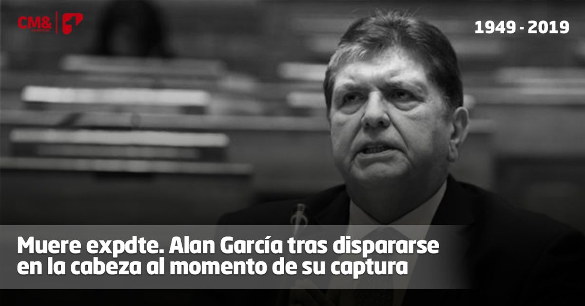 Muere expresidente peruano Alan García tras dispararse en la cabeza