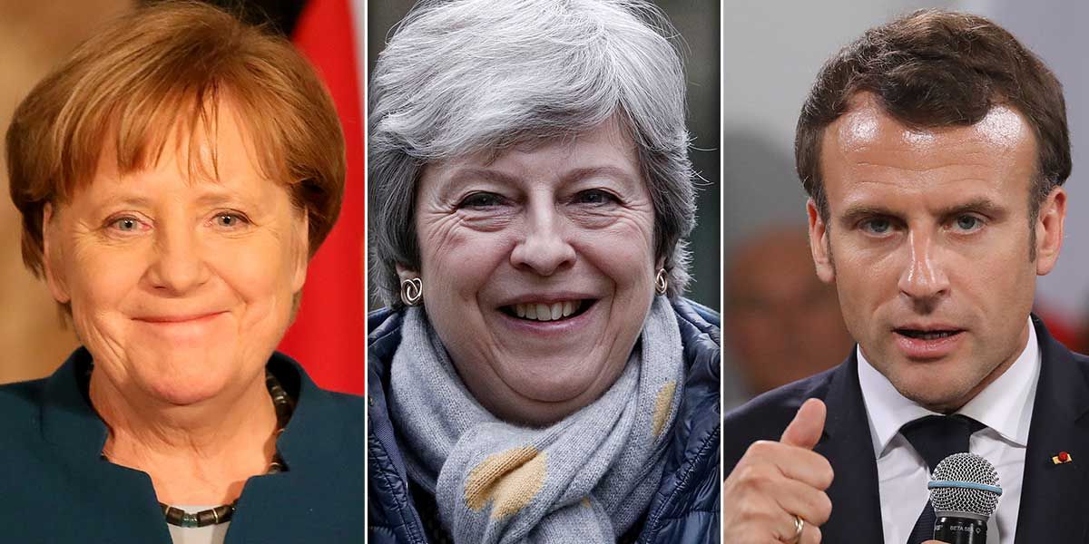 Theresa May viajará a Berlín y París para reunirse con Merkel y Macron