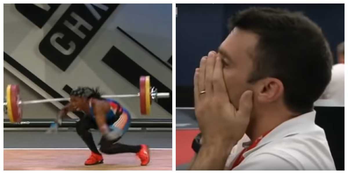 El impactante video de una pesista que se rompió el brazo por levantar 107 kilos en competencia