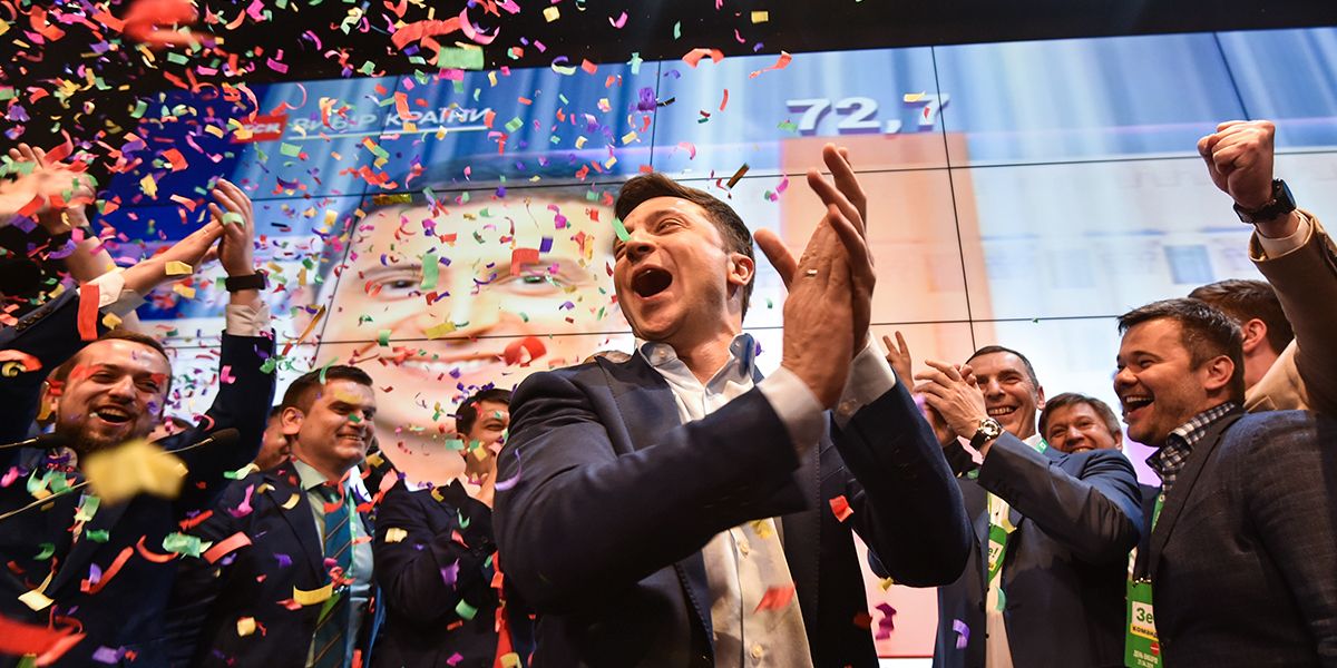 Vladímir Zelenski se convierte en nuevo presidente de Ucrania