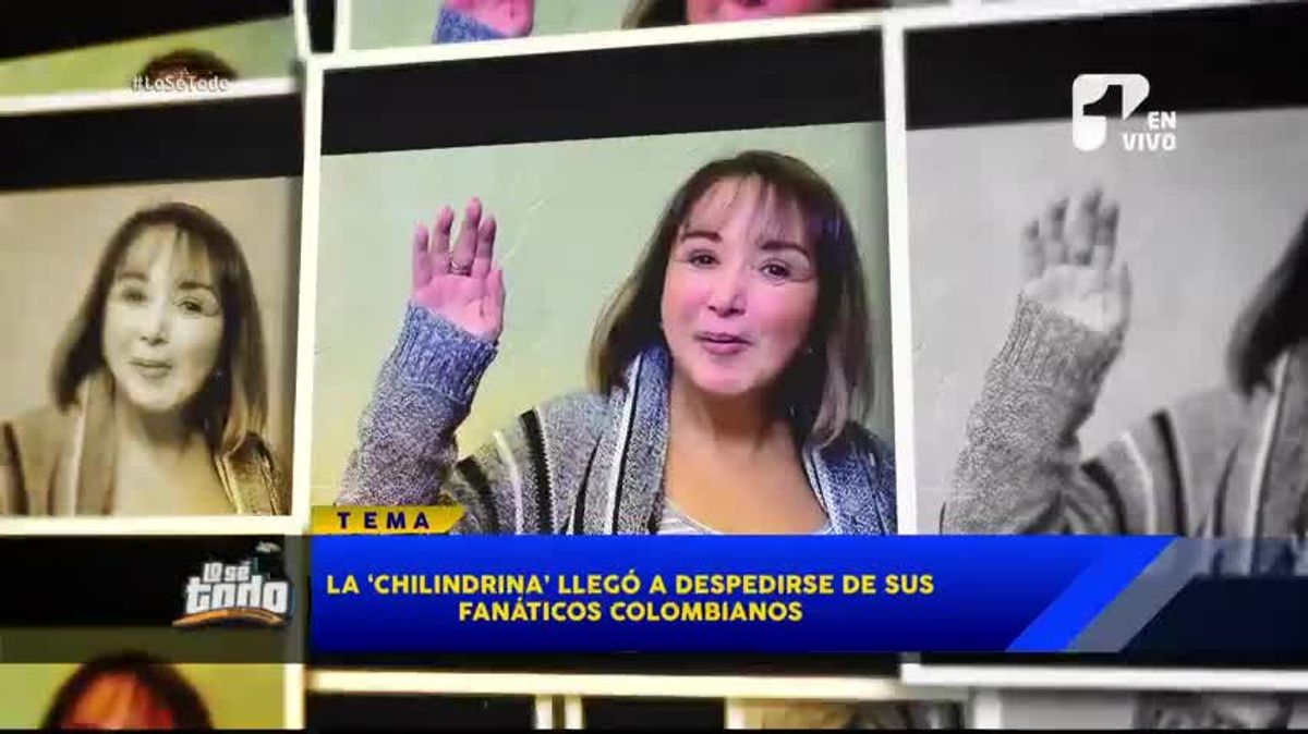 La Chilindrina está en Colombia y este es el conmovedor mensaje que le da a sus seguidores