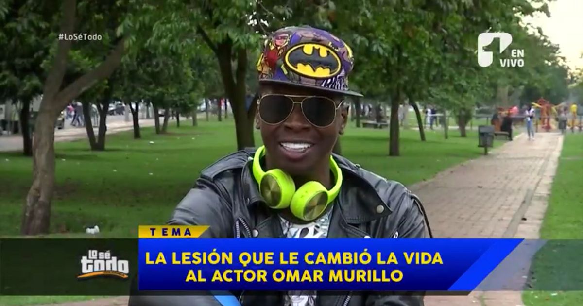 Una lesión le cambió la vida al actor Omar Murillo