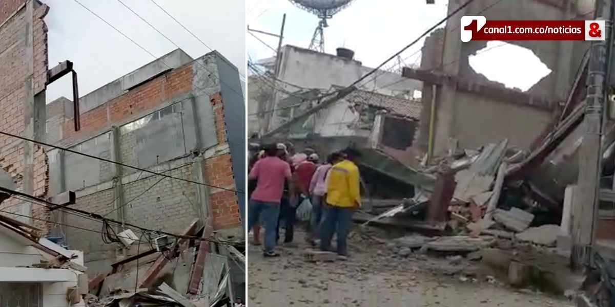 Edificio en construcción se desploma en Fundación, Magdalena: al menos 10 heridos