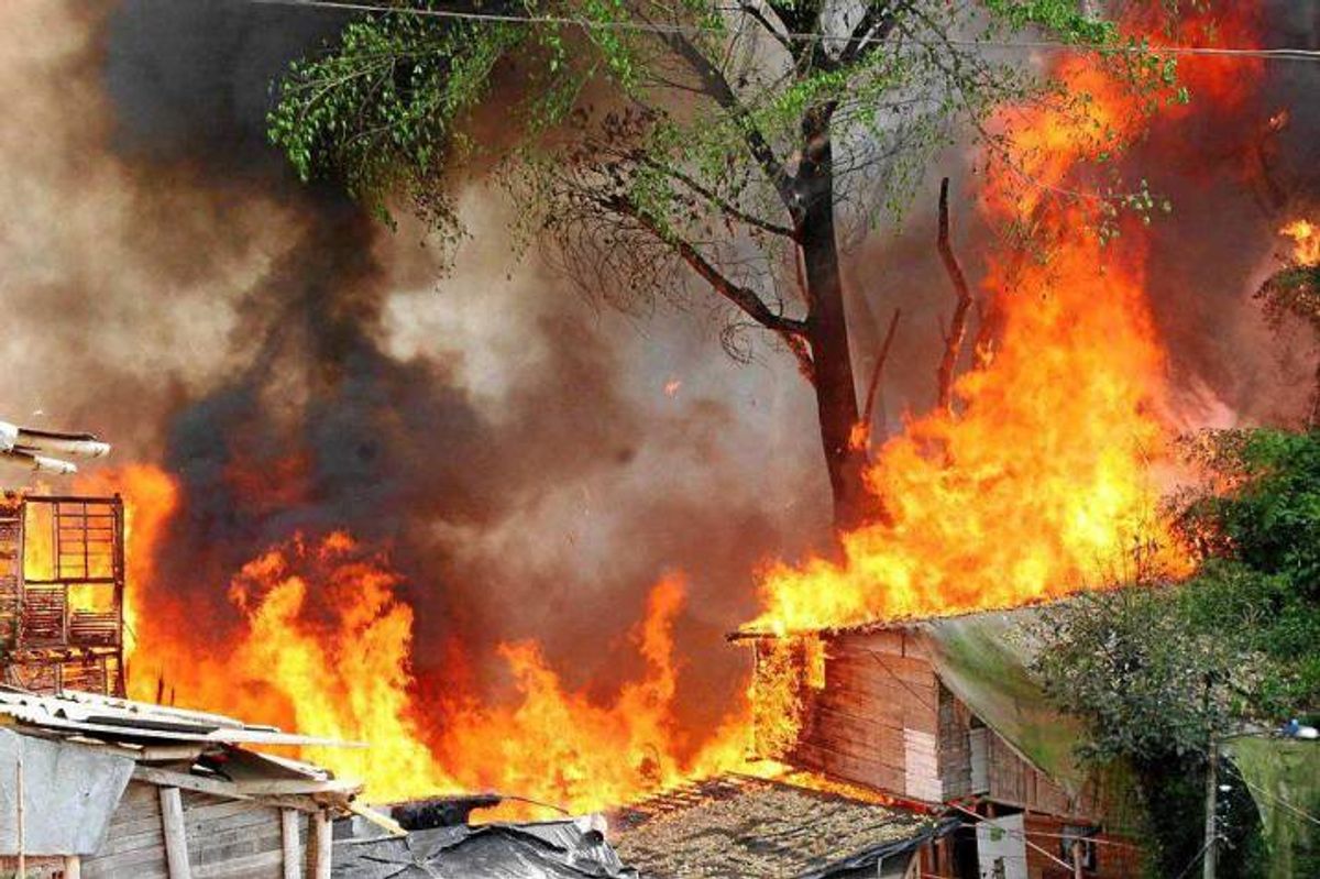 Un incendio en Puerto Boyacá destruyó 15 casas