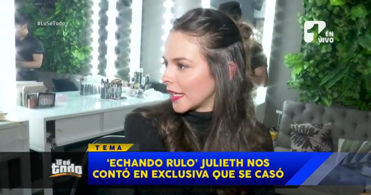 Julieth Restrepo se casó en secreto y contó los detalles en exclusiva a Lo Sé Todo