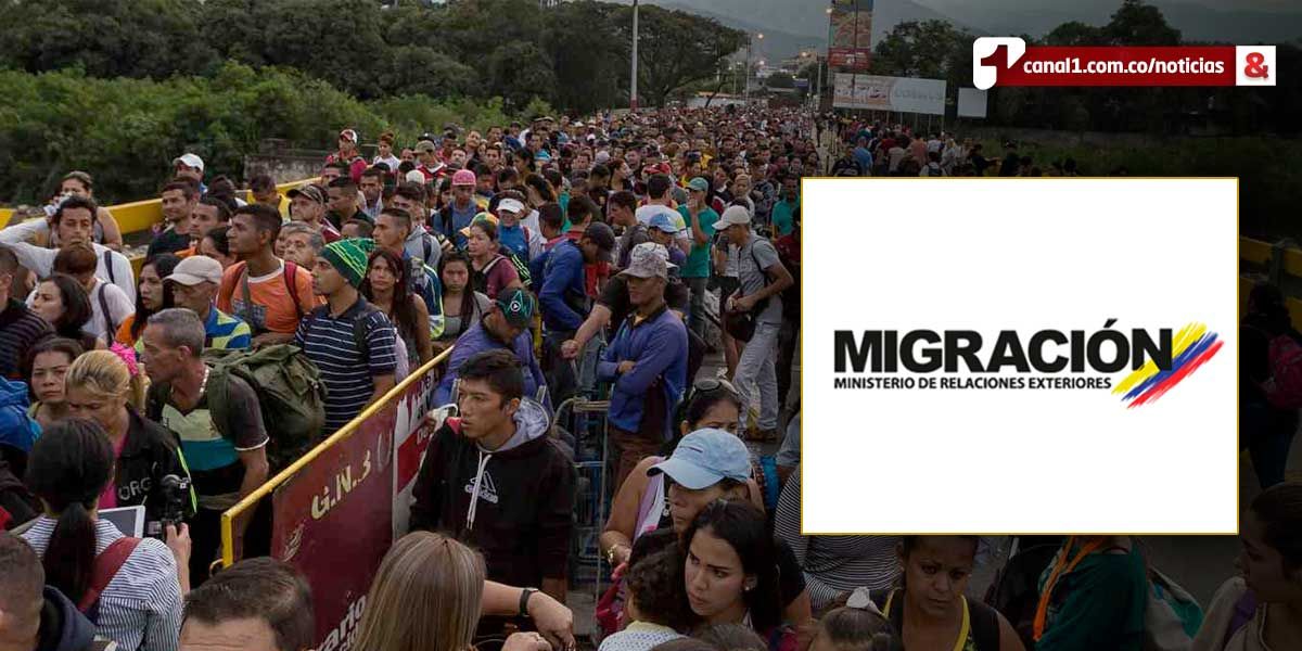 Hay más de 1’260.000 venezolanos radicados en el país: Migración Colombia