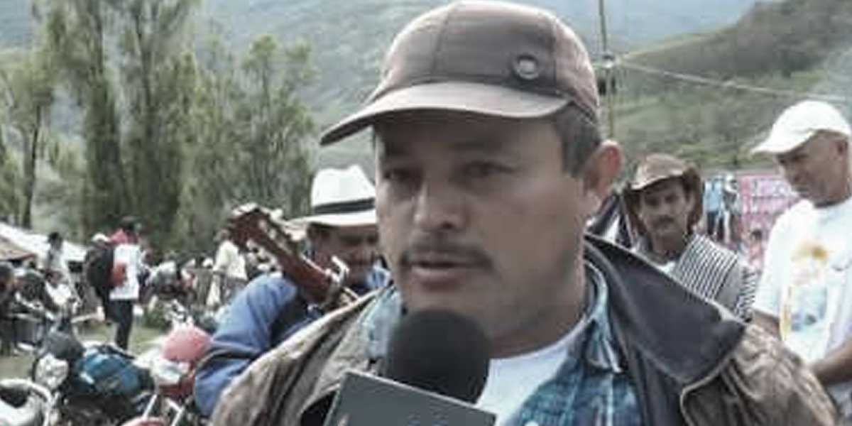 Asesinan a Wilson Saavedra, excomandante desmovilizado de las Farc