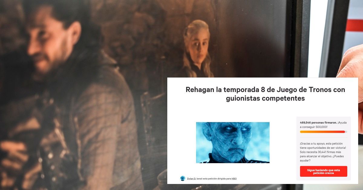 Miles de seguidores de ‘Game of Thrones’ exigen que reescriban la última temporada