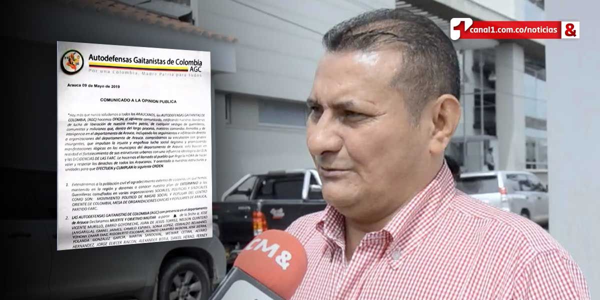 Con panfletos amenazan a grupo de líderes sociales en Arauca