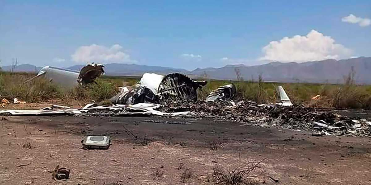 Accidente de avión privado reportado desaparecido deja 14 muertos en México