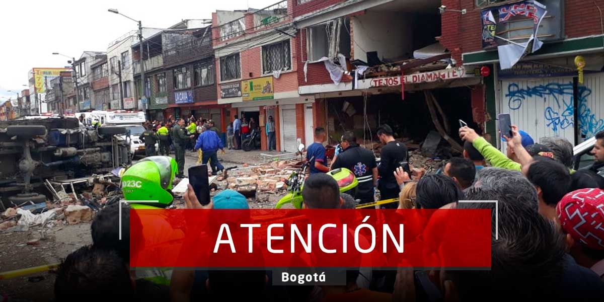 Al menos cuatro muertos y varios heridos tras fuerte explosión en el barrio La Estrada de Bogotá