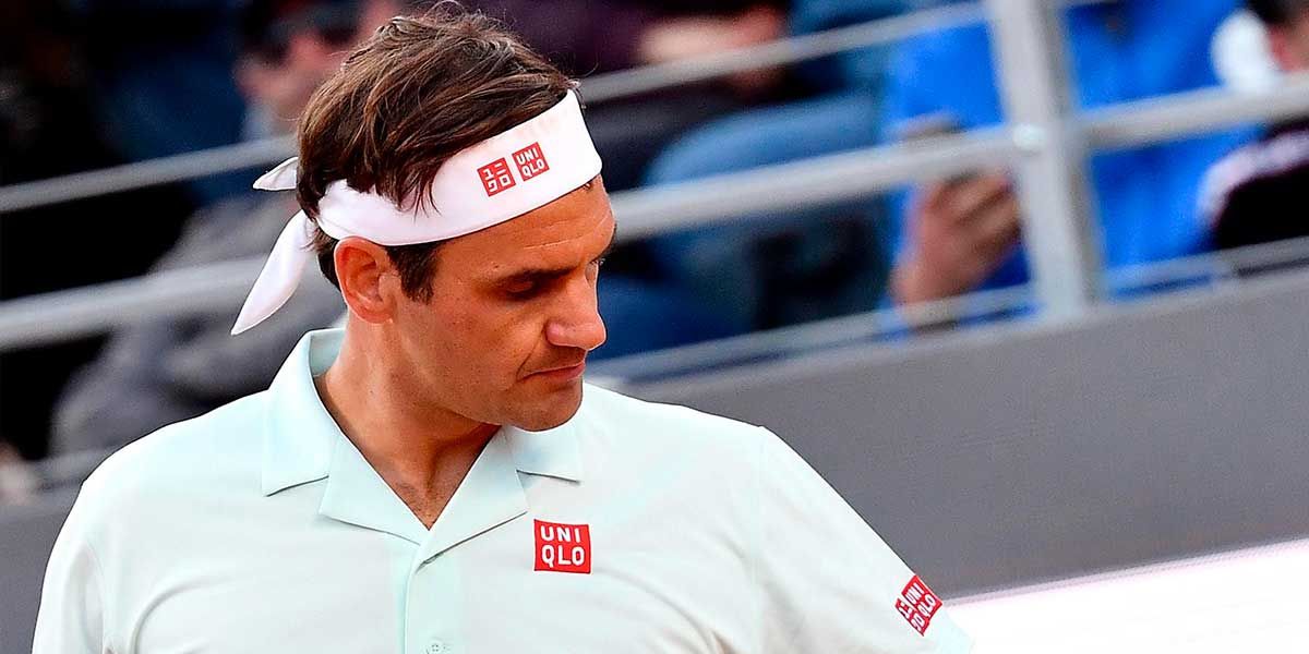 Federer se retira del Masters de Roma por lesión en la pierna derecha