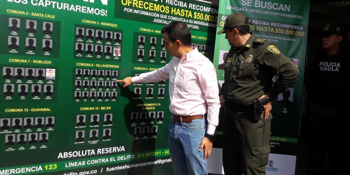 Duro golpe a tres organizaciones criminales al servicio del narcotráfico en Medellín