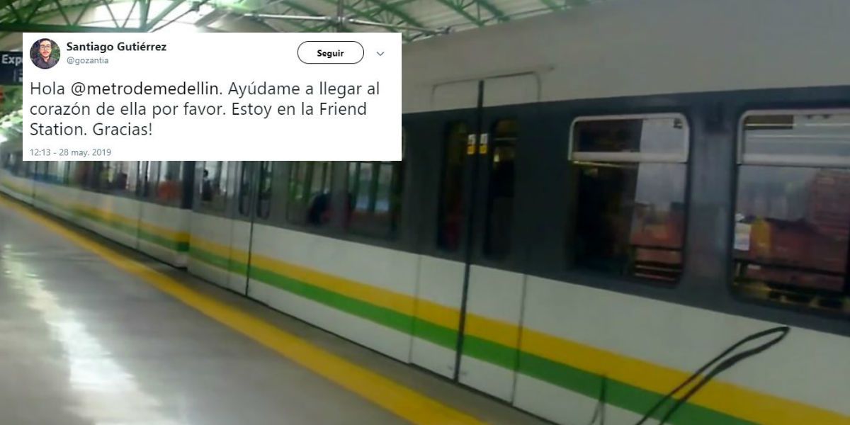 La respuesta del Metro de Medellín a un usuario despechado que la ‘sacó del estadio’ en Twitter