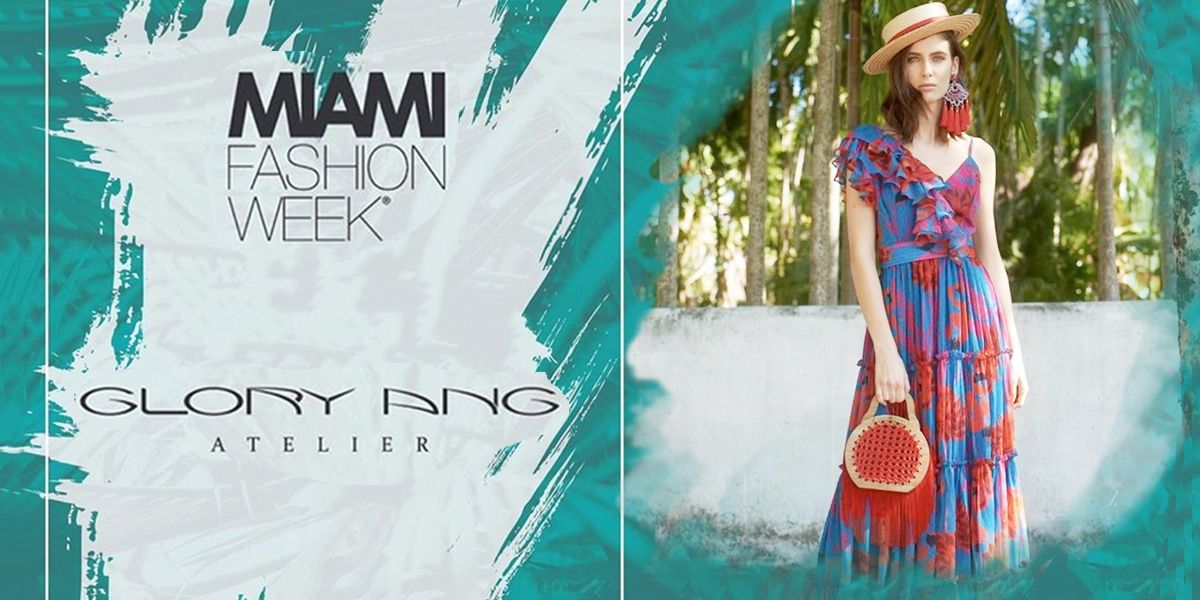 La diseñadora colombiana Glory Ang Atelier, presenta su colección ‘Wild Flowers’ en Miami Fashion Week