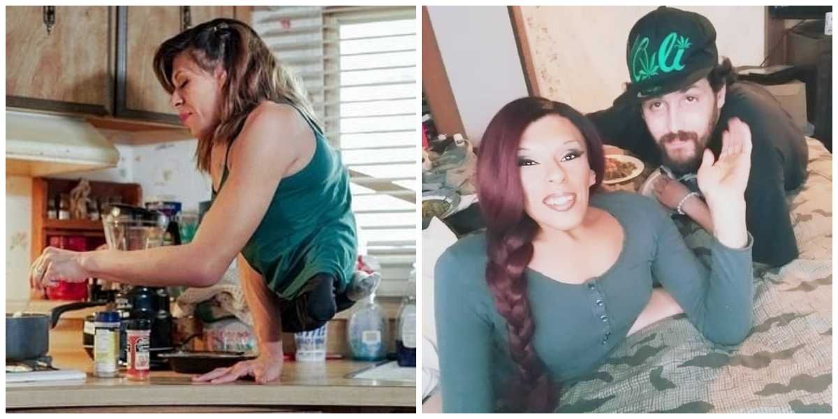 Mujer trans que nació con mitad de su cuerpo encontró novio y asegura tener una vida sexual maravillosa