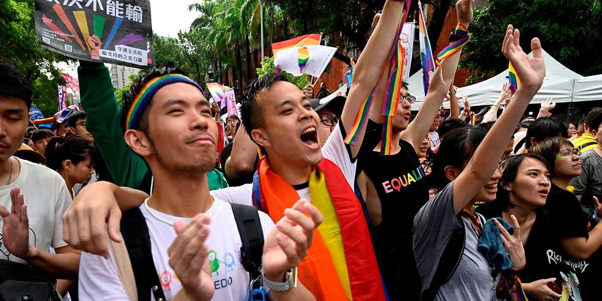 Taiwán se convierte en el primer país de Asia en legalizar el matrimonio gay