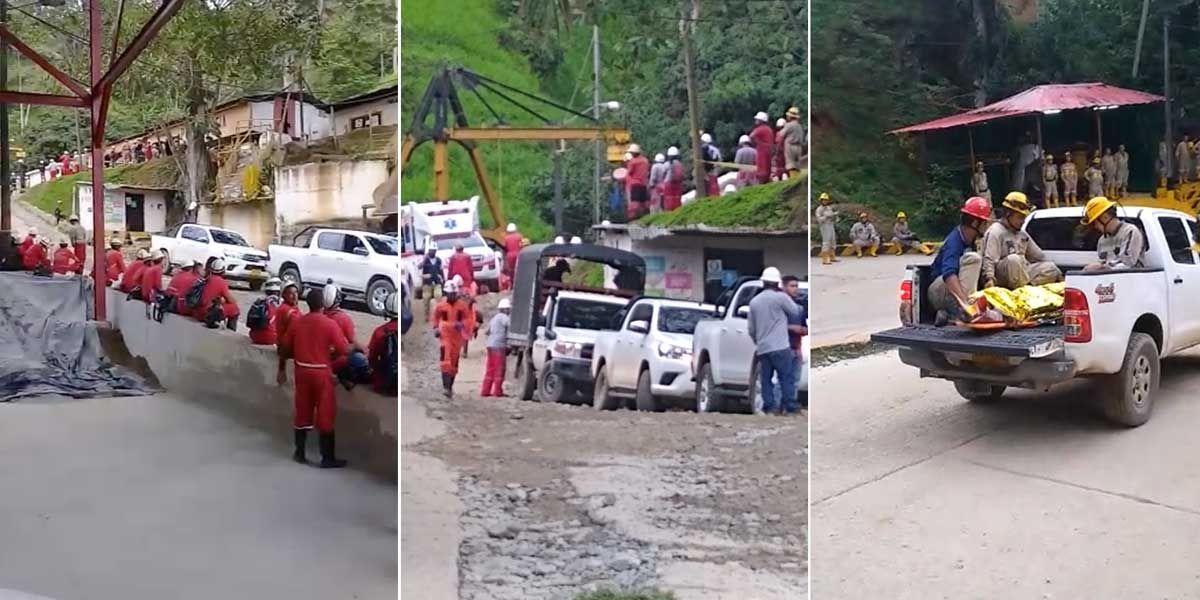 21 heridos deja accidente en una mina de oro en Segovia, Antioquia