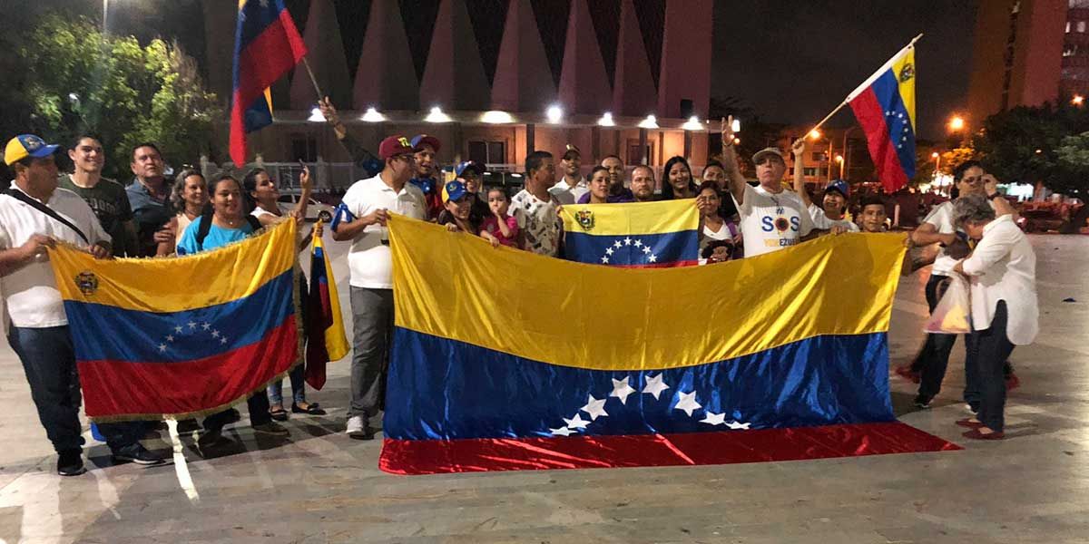 Venezolanos en Barranquilla se muestran optimistas y apoyan ‘Operación libertad’ en su país