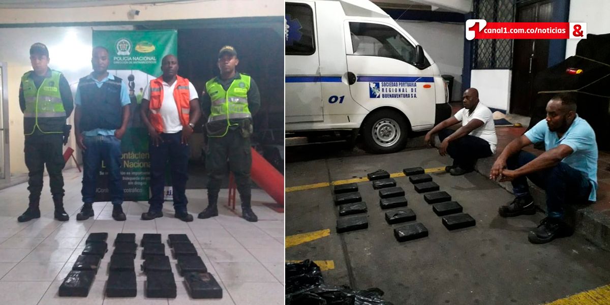 Encuentran 16 kilos de coca en una ambulancia en Buenaventura