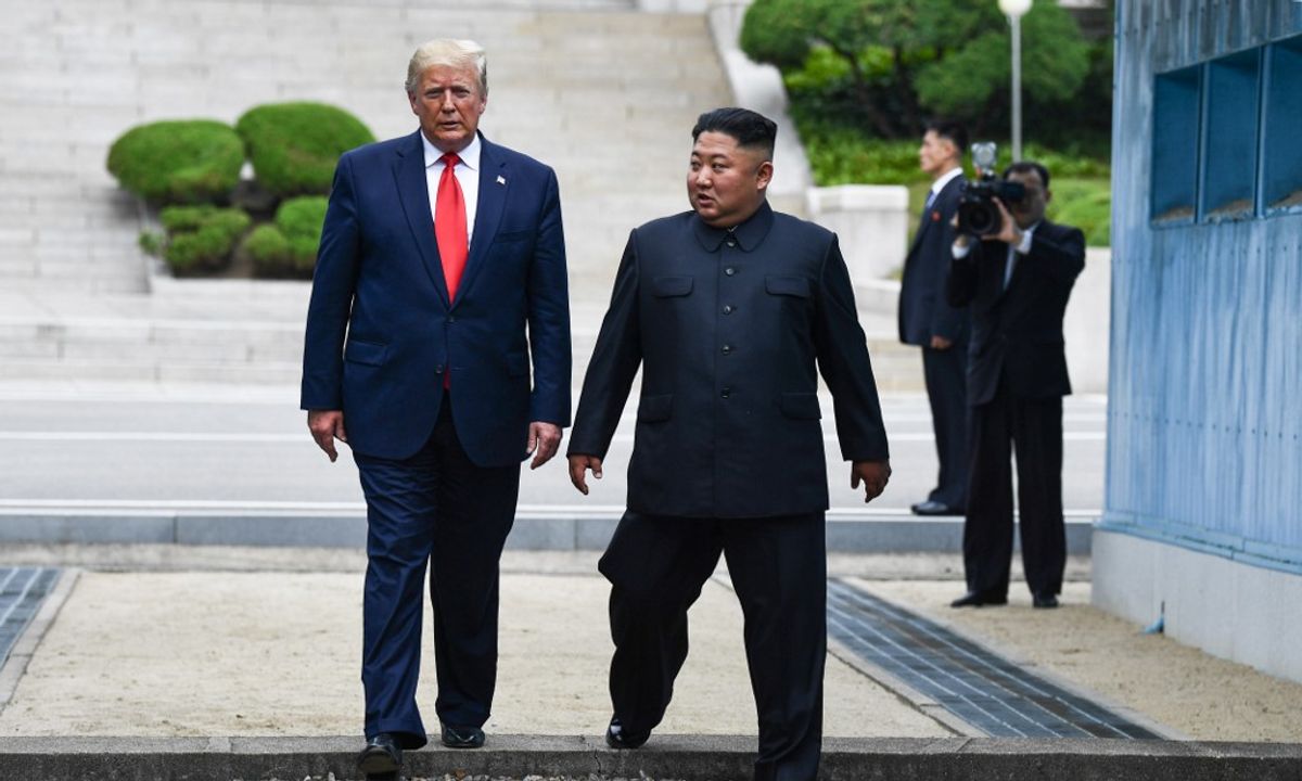 Donald Trump, primer presidente estadounidense en pisar Corea del Norte