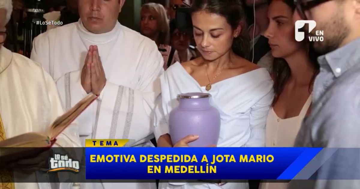 Así se llevó a cabo el emotivo último adiós a Jota Mario en Medellín