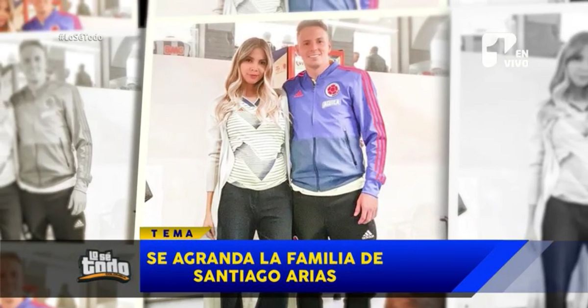 Santiago Arias y Karin Jiménez esperan bebé