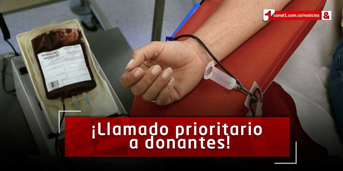 Banco de sangre necesita donantes de grupo sanguíneo O+ y O- por desabastecimiento