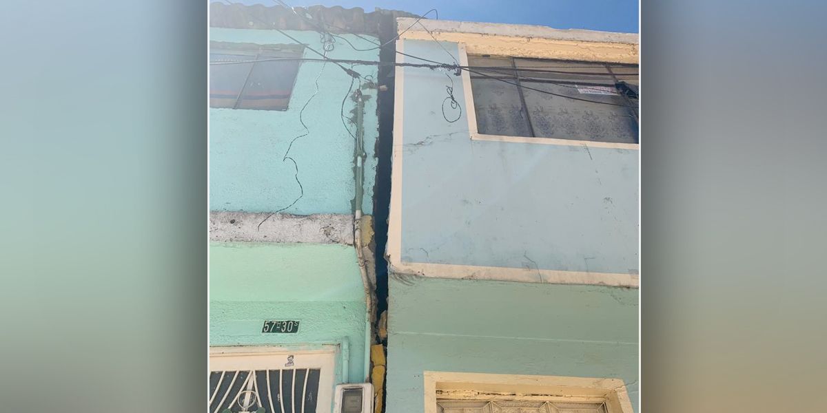 En riesgo, 20 casas por obra inconclusa del acueducto en el barrio Class Roma de Bogotá