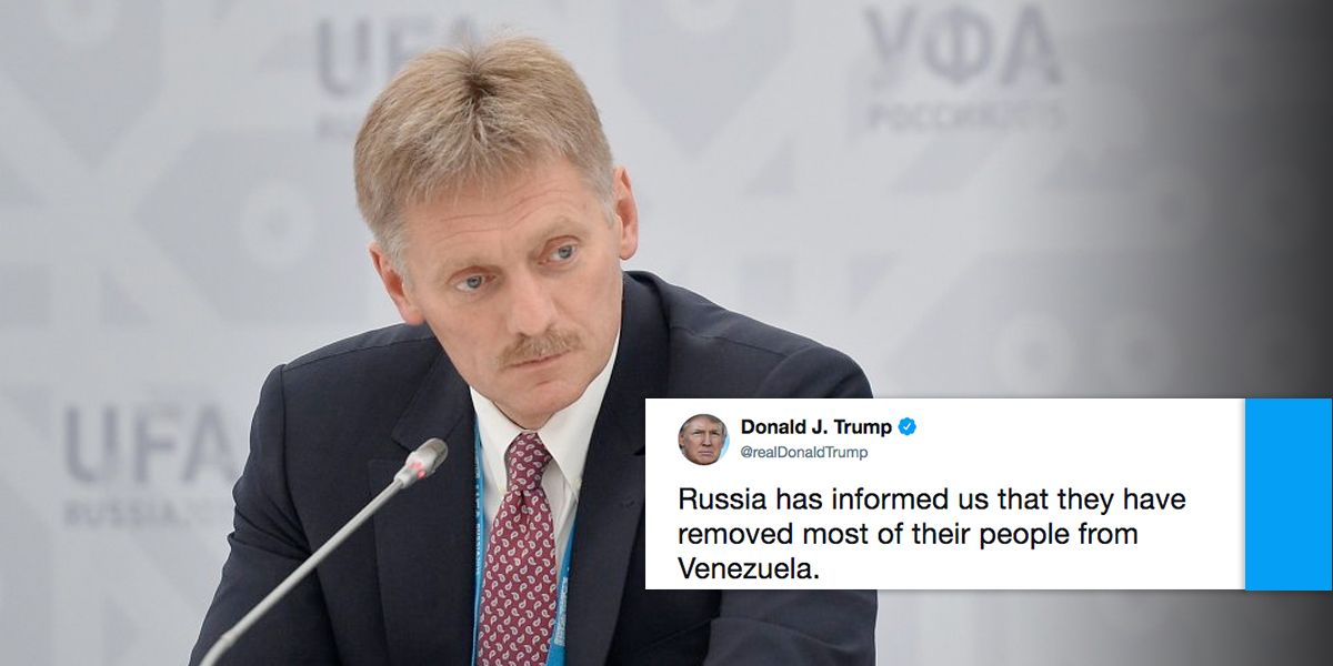 Kremlin desmiente haber informado a EE. UU. sobre retirada de militares de Venezuela