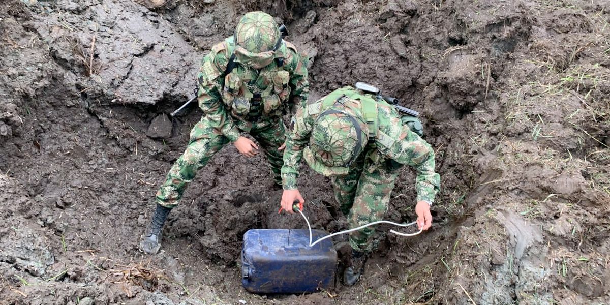 Ejército detona explosivos de disidencias de las Farc en el Catatumbo