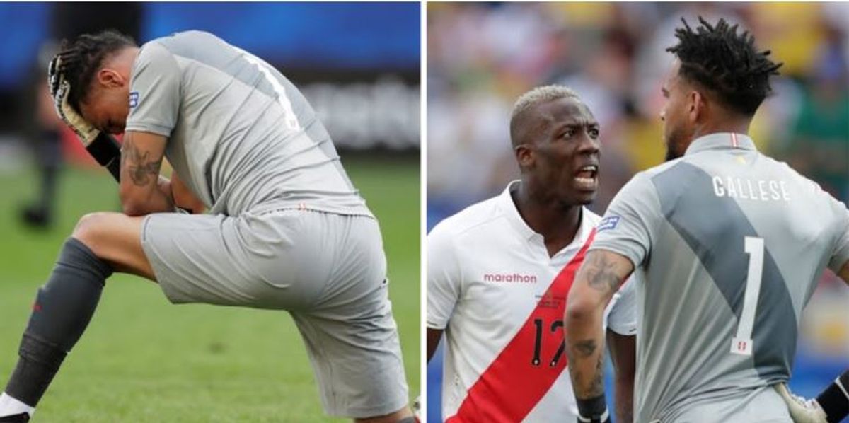 (Video) El ‘blooper’ del arquero peruano que terminó en gol de Brasil