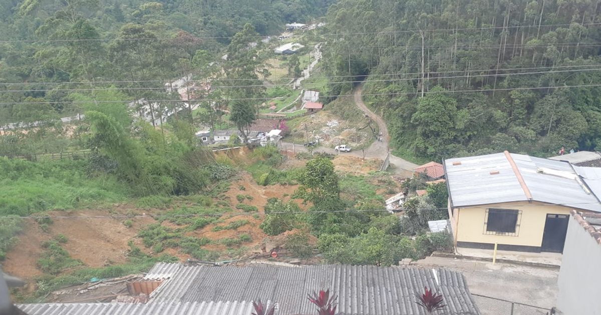 Siete hermanos perdieron sus casas por derrumbe en Caldas, Antioquia