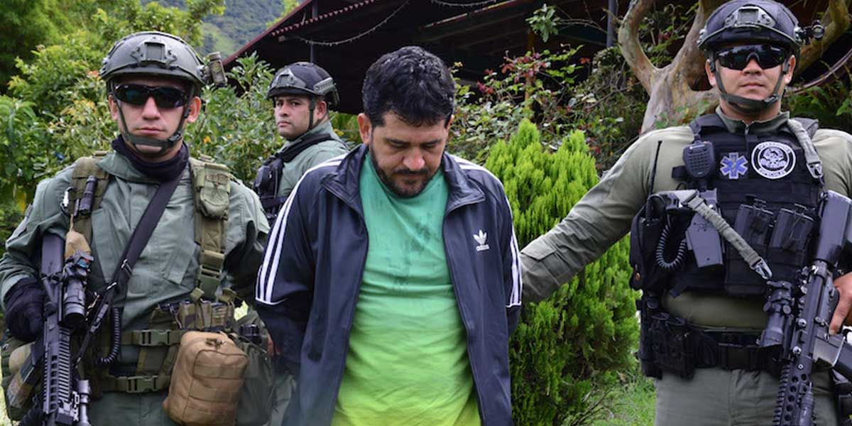 Capturan al segundo cabecilla del grupo delincuencial ‘El Mesa’ en Antioquia
