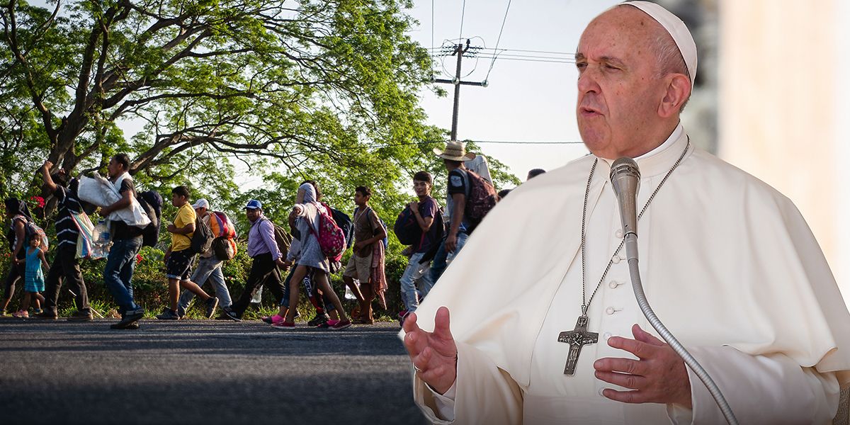El papa denuncia que los migrantes son utilizados ‘con fines políticos’