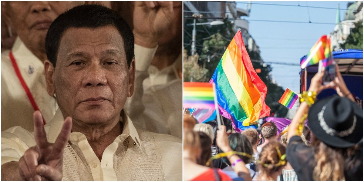 presidente duterte filipinas homosexualidad gay