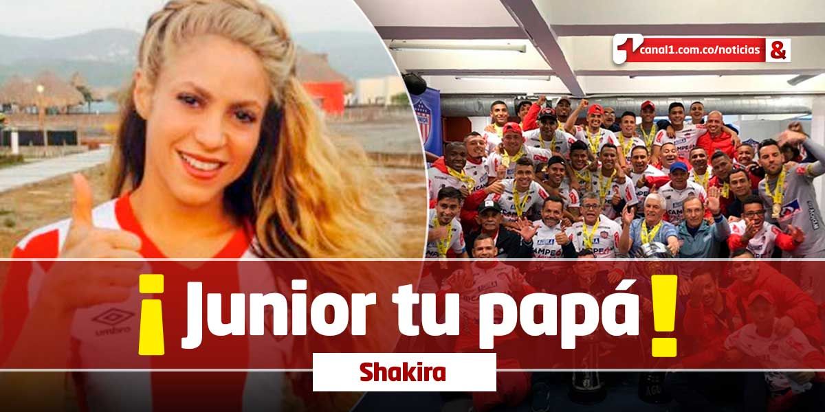 El video de Shakira que adoraron los hinchas del Junior tras su novena estrella
