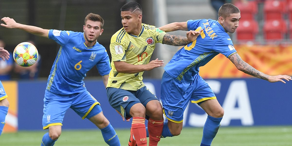 Colombia pierde ante Ucrania y anula sueño de paso a semifinal del mundial Sub-20