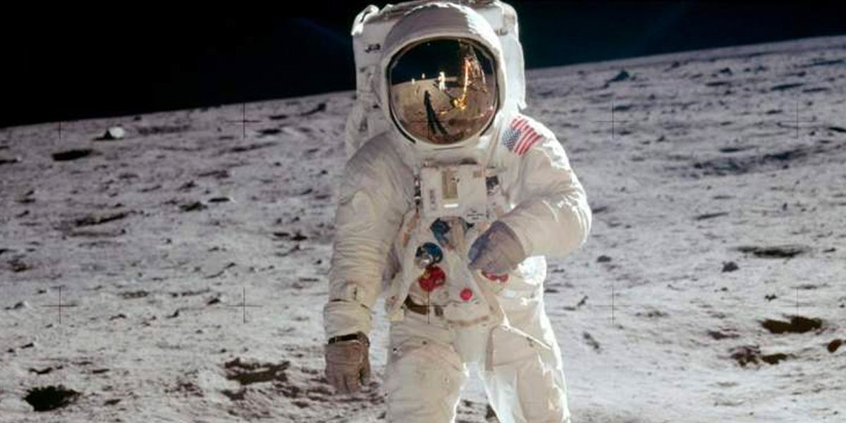 La NASA recreó el aterrizaje en la superficie lunar del Apolo 11