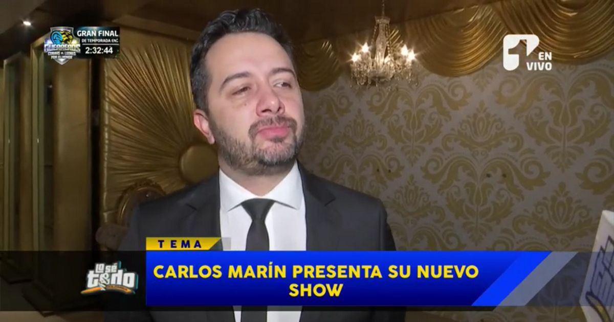 “Contaré historias jamás mencionadas”: Carlos Marín presenta su nuevo show