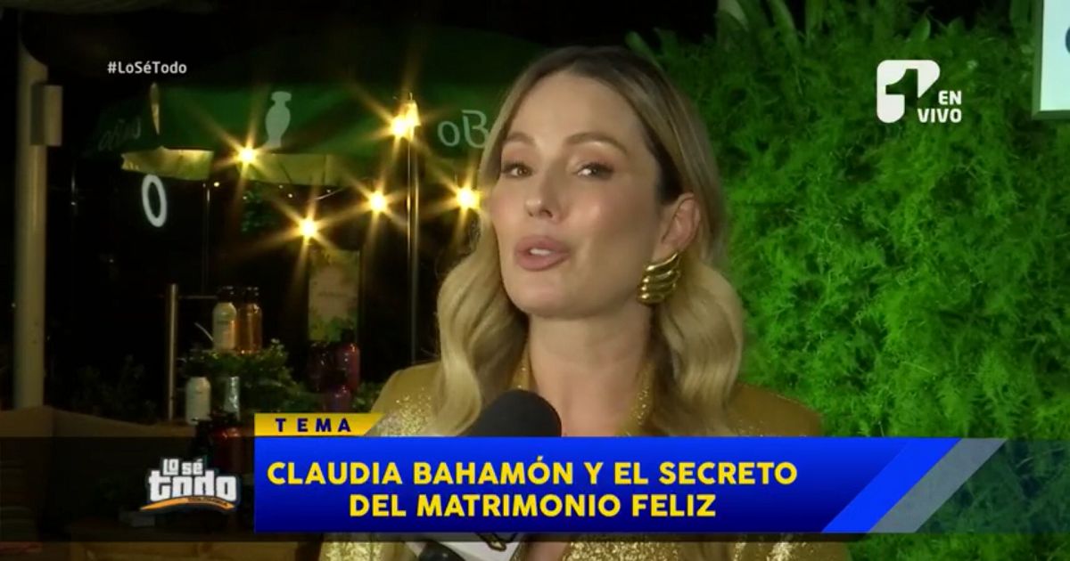 Claudia Bahamón revela el secreto de su matrimonio feliz con Simón Brand