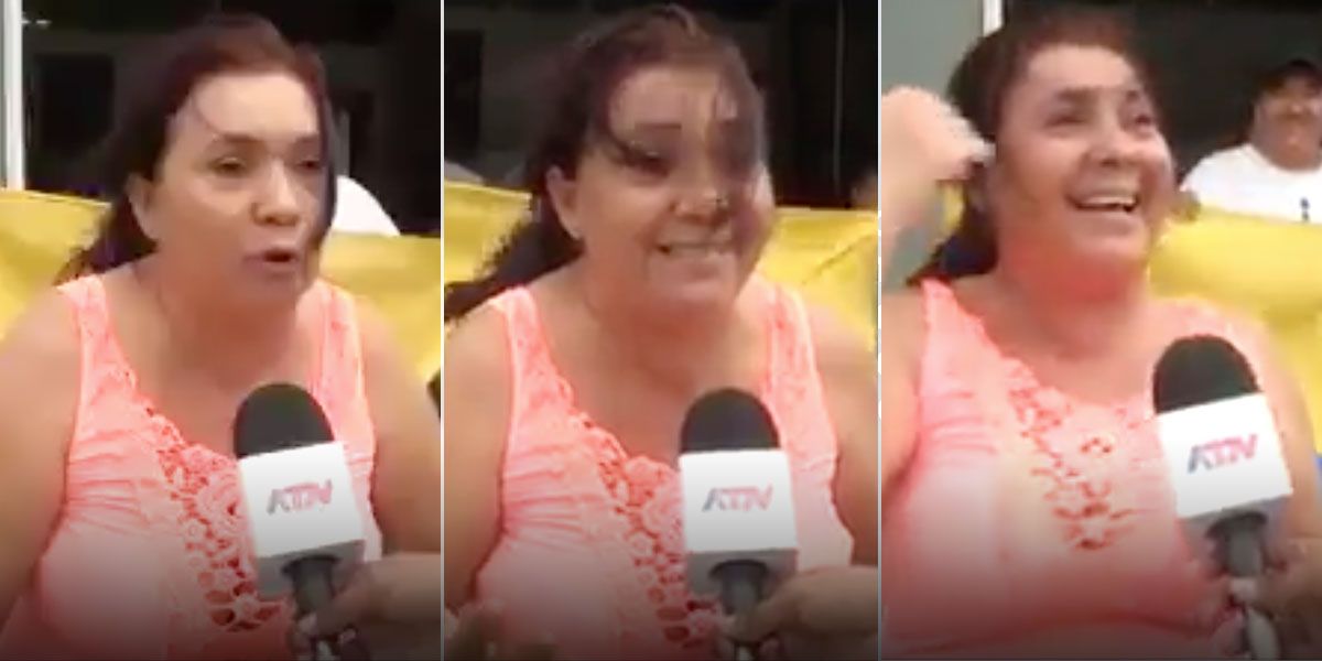 Mujer no para de reírse mientras denuncia malos servicios de salud en Cúcuta