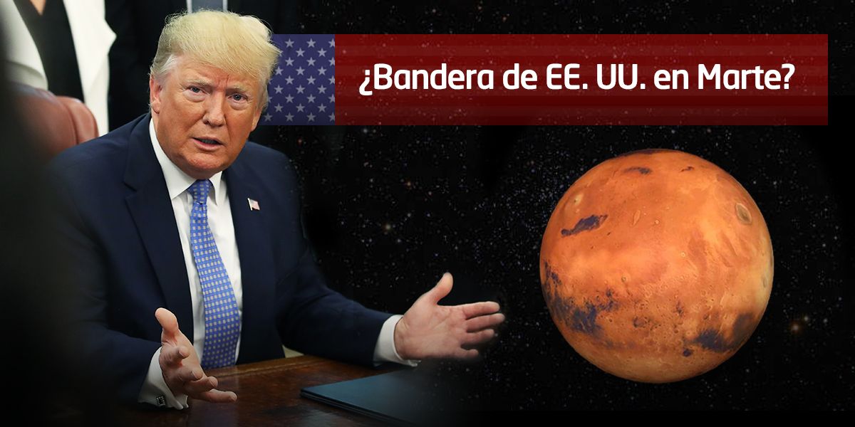 El viaje espacial que prometió Trump el Día de la Independencia de EUA