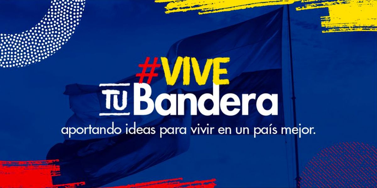 #ViveTuBandera: campaña para motivar el orgullo nacional este 20 de julio