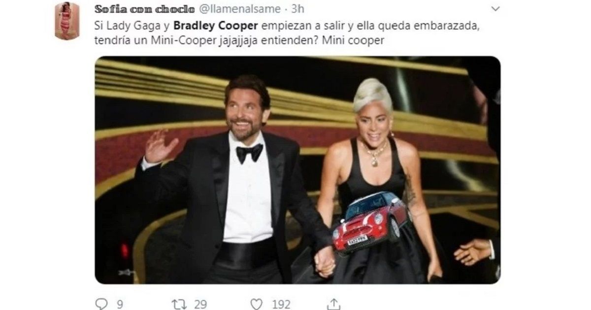 Se habría confirmado que Bradley Cooper y Lady Gaga viven juntos, y los memes estallaron
