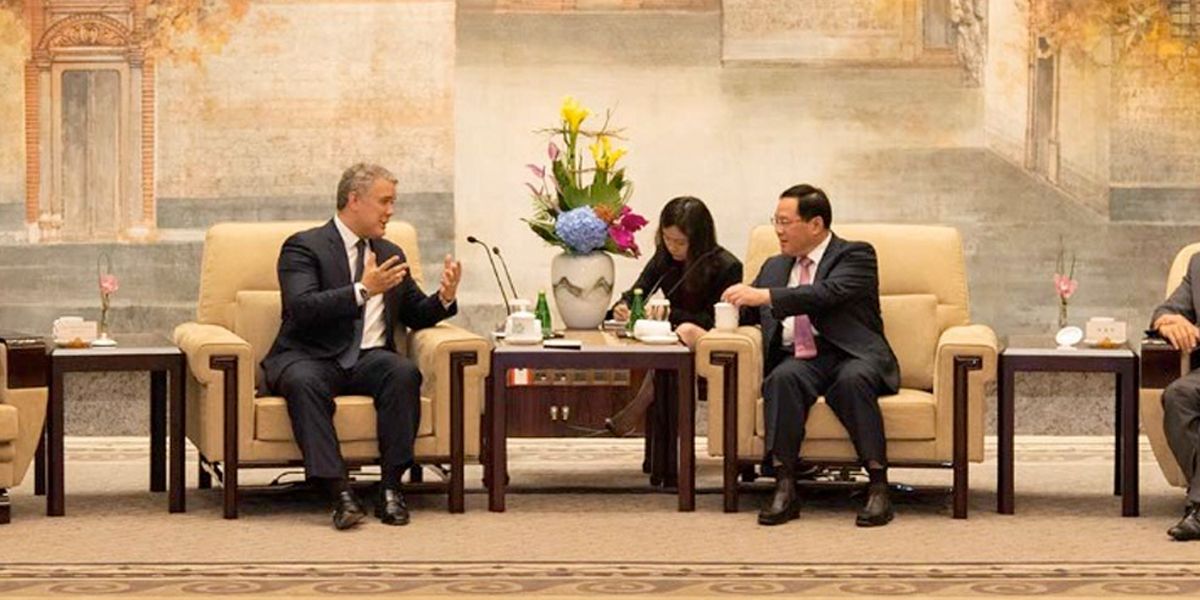 Presidente Duque anuncia que Colombia buscará tener vuelo directo con China