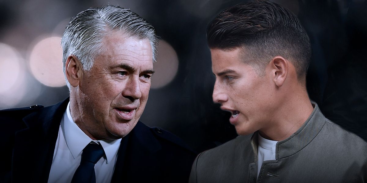 ‘Lamentablemente James todavía no es un jugador del Nápoles’: Ancelotti