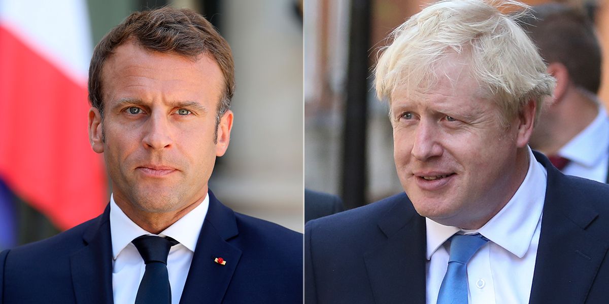 Emmanuel Macron rinde homenaje a May y muestra su deseo de trabajar con Johnson