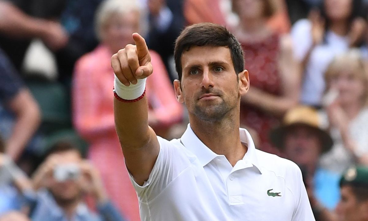 (Video) La particular celebración de Djokovic luego de ganar su quinto Wimbledon