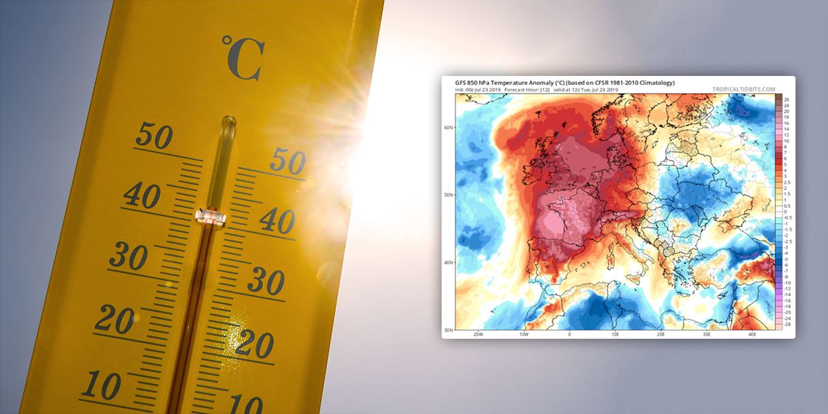 Nuevo récord histórico de temperatura en Europa: Bélgica, Holanda y París se ‘cocinan’
